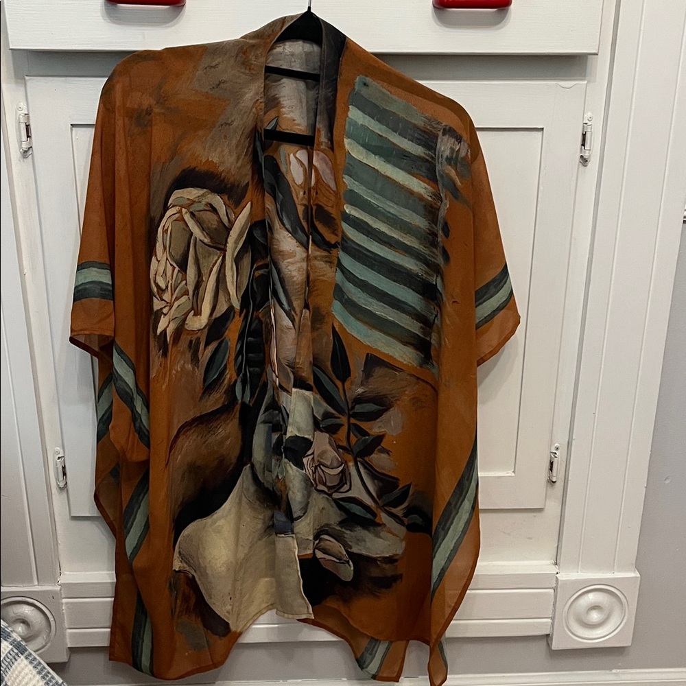 Salvador Dali Printed Kimono/Scarf